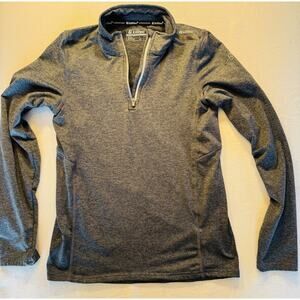Killtec Sortala Melange Half Zip Mockneck Mid Layer Womens Black Size 14‎